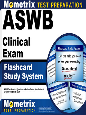 cover image of ASWB Clinical Exam Flashcard Study System